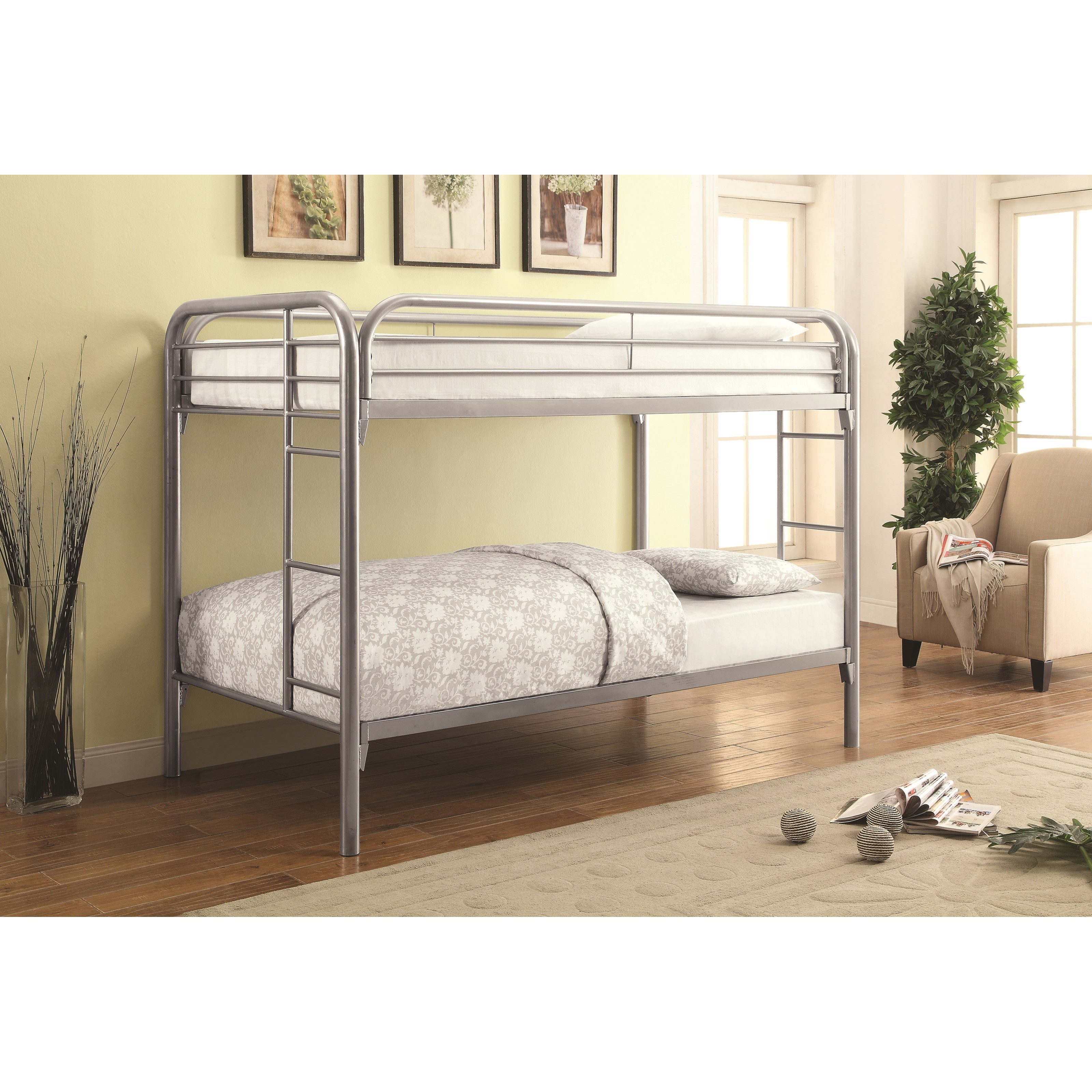 Metal Beds Twin Bunk Bed